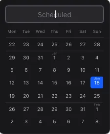 Date picker